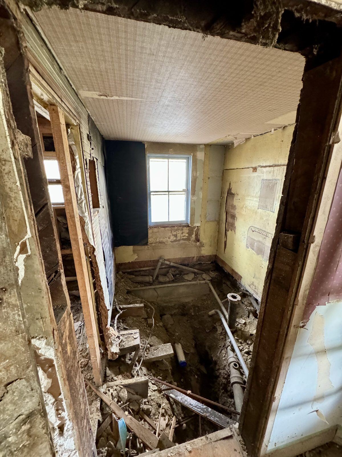 The Craven House rebuilt down to the studs