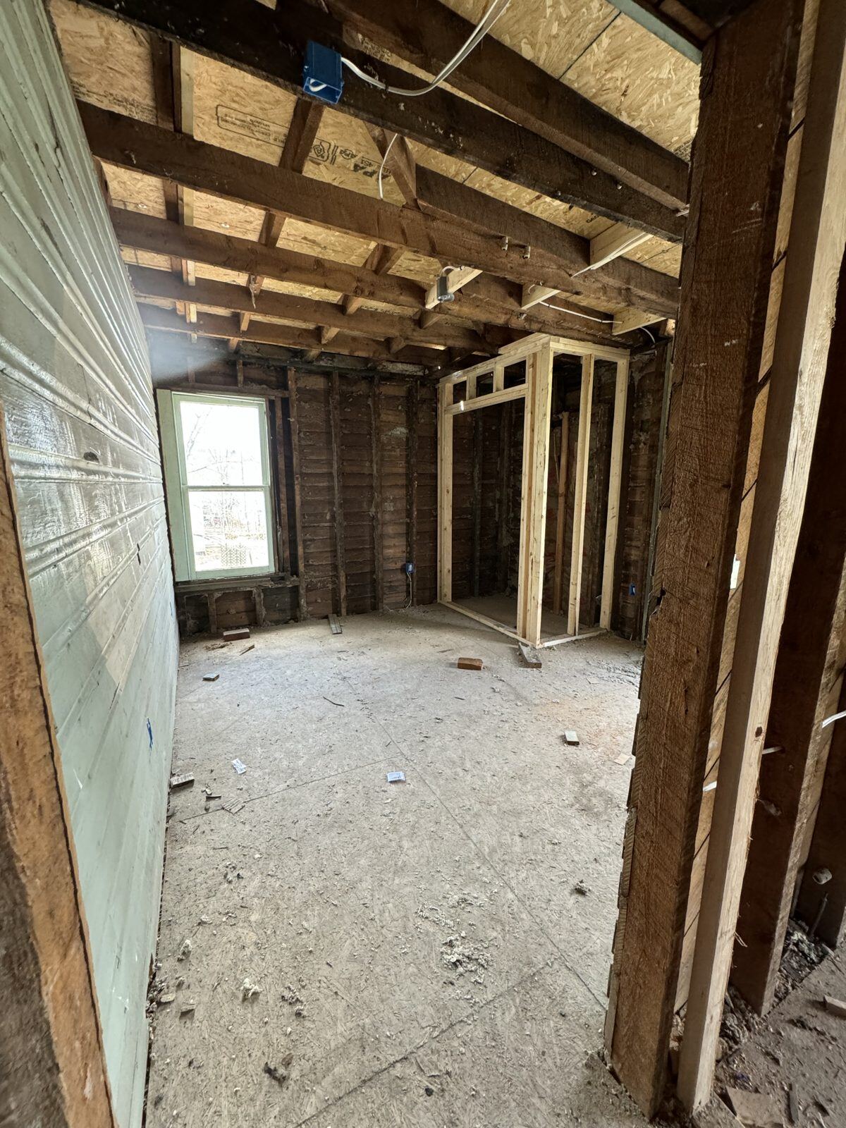 The Craven House rebuilt down to the studs