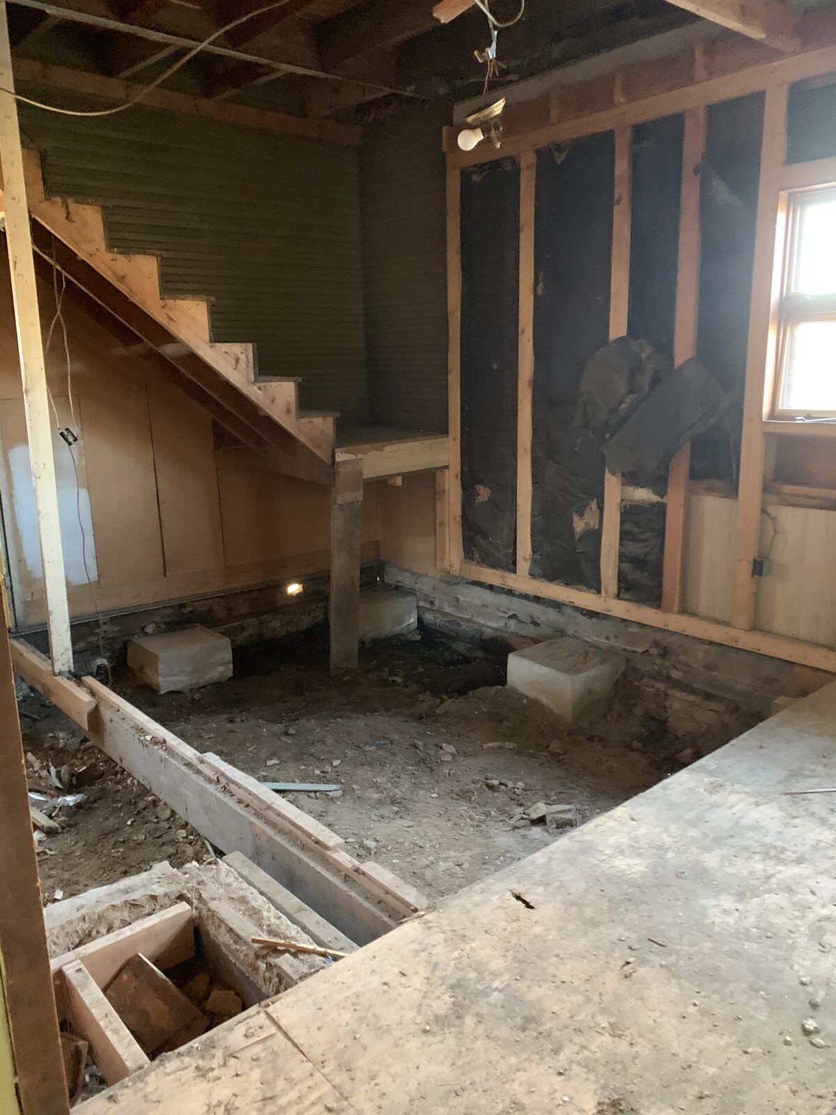 The Craven House rebuilt down to the studs