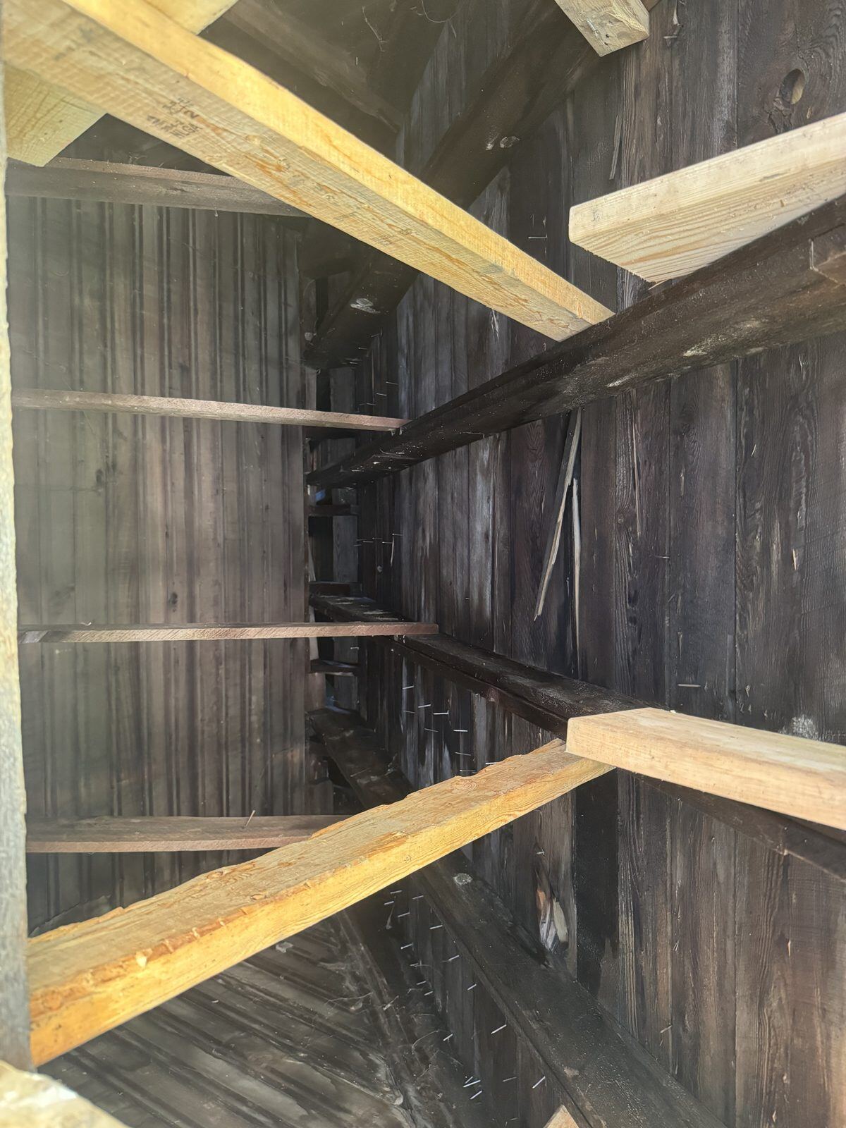 The hidden secret room discovered in the Craven House roofline