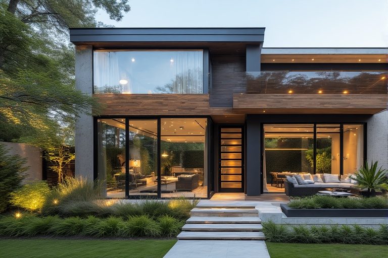 Elegant, well-presented home exterior