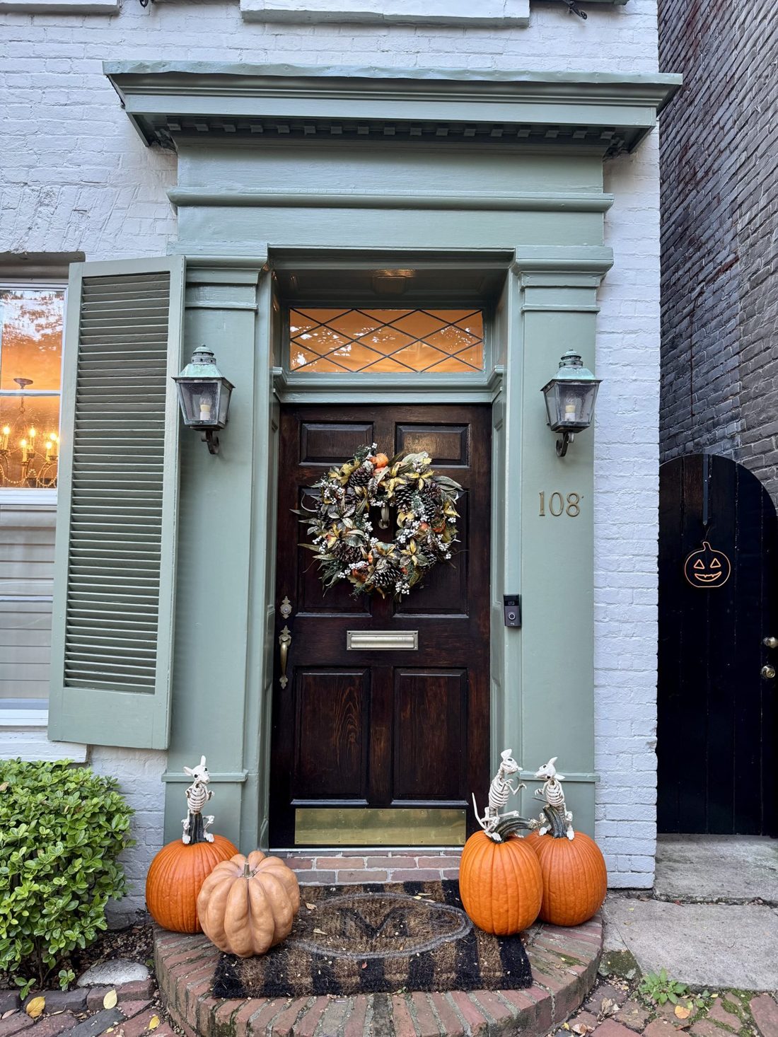 Historic Maryland home with a welcoming front door